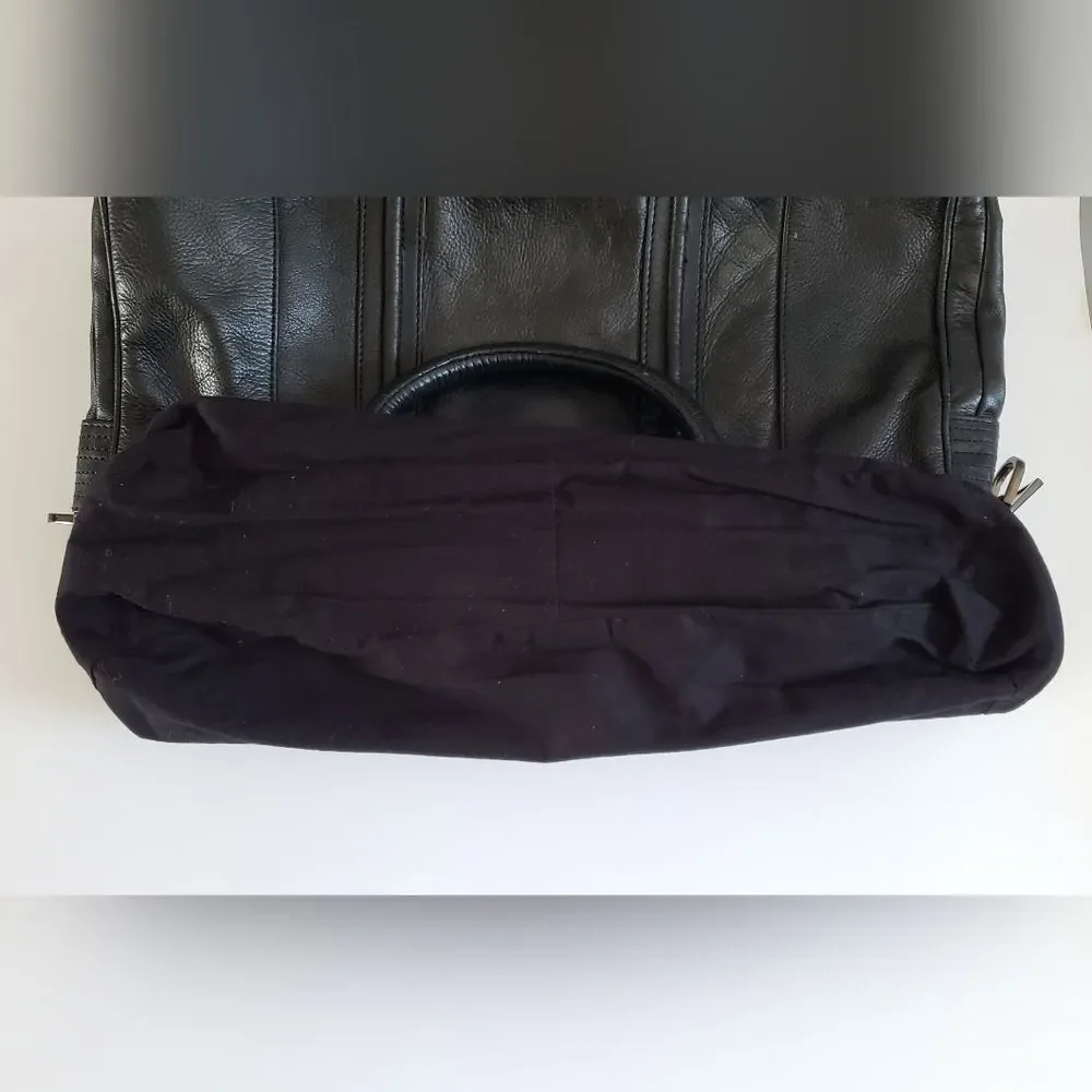 Zadig & Voltaire Lucien Noir Leather Bag
